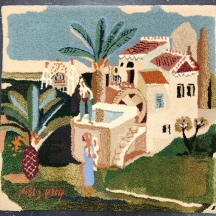 נחום גוטמן - שטיח צמר על פי ציור של האמן, ארוג על ידי חברת 'תבור'