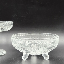 לוט של 3 כלי קריסטל ישנים שונים