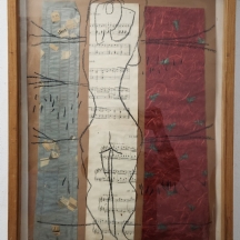 יוסף שאלתיאל (Joseph Chaaltiel, נולד: 1931) - 'ערום נשי על רקע תווים'