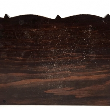 מדף עץ דקורטיבי לתליה על הקיר