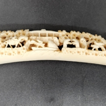 קישוט שולחני סיני, עשוי חומר לבן יוקרתי