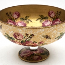 קערת זכוכית דקורטיבית