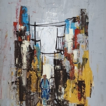 שאול אהלי (Shaul Ohaly) - 'חצאית כחולה ברחוב'