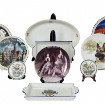 לוט של 10 כלי פורצלן ישנים שונים