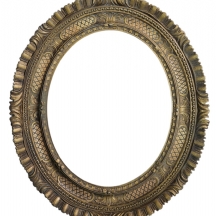 #1 מסגרת אובלית ישנה בסגנון עתיק
