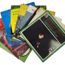 לוט של 10 תקליטים של מוזיקה קלאסית, אמנים שונים