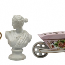 לוט של 3 חפצי פורצלן