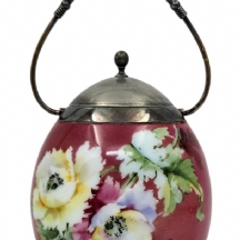 לאספני אר נובו - כלי לעוגיות (cookie jar או biscuit barrel), מעוצב בצורת פקעת