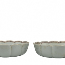 זוג קערות הגשה פורטוגליות איכותיות ויפות, מתוצרת: 'ויסטה אלגרה' (Vista Alegre)