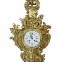 שעון קרטל (Cartel clock) צרפתי עתיק מתוצרת: 'Bronze AD Mougin'