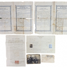 לוט מסמכים מהמחצית הראשונה של המאה ה-20