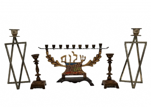 לוט של 5 כלי יודאיקה ישנים