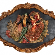 תבליט גבס דקורטיבי ישן