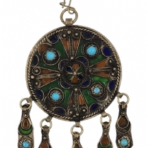 תליון אתני ישן גדול ויפה