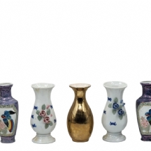 לוט של 7 כדים ישנים שונים, מקרמיקה ופורצלן