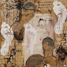 אבי בן ברוך - 'טביעות שירה', טכניקה מעורבת