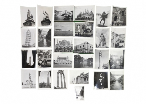 לוט של 28 צילומים ישנים, רובם מאיטליה, מקצתם מיוון וטורקיה