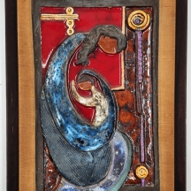 רות פקטור (פקטורוביץ Ruth Faktor Faktorowitsch) - תבליט קרמיקה, לא חתום