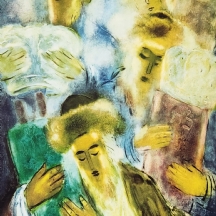 ראובן רובין (Reuven Rubin) - ליטוגרפיה ישנה