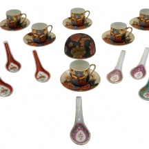 לוט של 15 פריטי קרמיקה ופורצלן