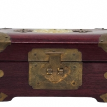 קופסת עץ סינית ישנה