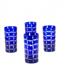 סט של 6 כוסות קריסטל צ'כיות יפות