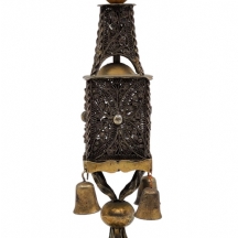 מגדל בשמים עתיק מהמאה ה-19, גרמני או פרוסי, חתום '12' עשוי כסף '750'