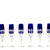 סט של 6 כוסיות קריסטל הונגריות יפות