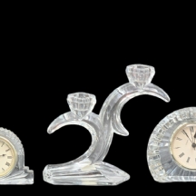 לוט של 3 חפצי נוי שונים מקריסטל