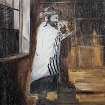 'בדידות בחדר' - ציור ישן