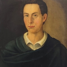 'פורטרט גבר צעיר' - ציור אירופאי עתיק, המאה ה-19, שמן על בד