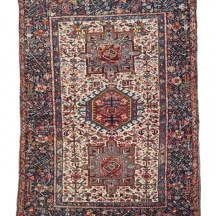 שטיח ישן, עשוי עבודת יד, מידות: 195X145 ס"מ.