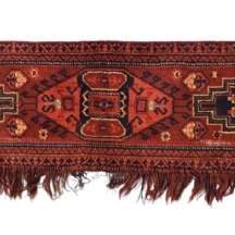 שטיח ישן עבודת מכונה, מידות: 120X35 ס"מ.