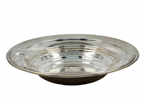 קערת כסף איטלקית מתוצרת: 'Fatto A Mano', עשויה כסף '800' (חתומה), משקל: 378 גרם