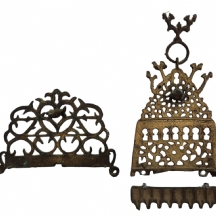 #2 לוט של 2 חלקי חנוכיות ישנות