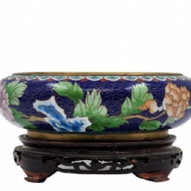 קערת קלואזונה (Cloisonne) סינית ישנה