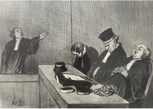 #2 אונורה דומיה (Daumier Honore) - 'אנשי הצדק'