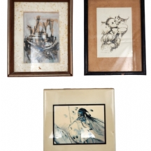 לוט של 3 פריטים ישנים ושונים