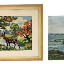 לוט של 2 תמונות ישנות