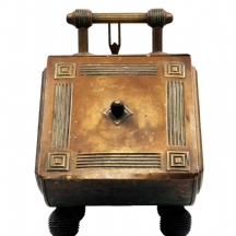 מיכל פחמים אנגלי עתיק מהמאה ה-19 (ויקטוריאני) מתוצרת: 'H. F. Fearncombe & Co'