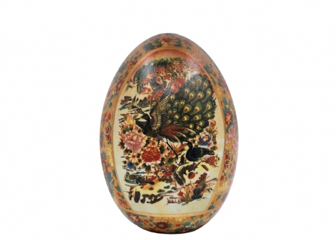 ביצה סינית דקורטיבית גדולה בסגנון סטסומה (Satsuma) יפני
