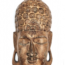 מסכה סינית גדולה מאוד, עשויה עץ מגולף בעבודת יד אמן