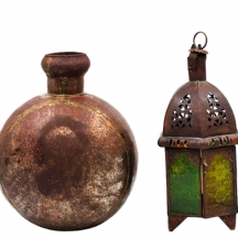 לוט של 2 פריטי נחושת ישנים