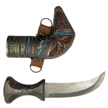 חפץ נוי דקורטיבי מעוצב בסגנון פגיון תימני (ג'מביה)