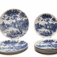 חלקי סט צלחות מפורצלן