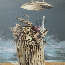 יוסל ברגנר (Yosl Bergner) - 'כלים בפח', ליטוגרפיה