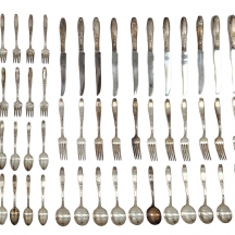 חלקי סט סכו"ם אמריקאי מוכסף תוצרת 'רוג'רס' (Rogers)