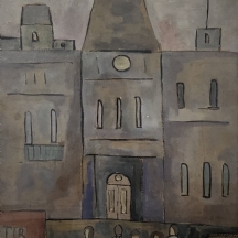 רקל אורזוז' (Raquel Orzuj, ציירת ילידת אורוגוואי, ילידת 1939) - 'צריח שעון'