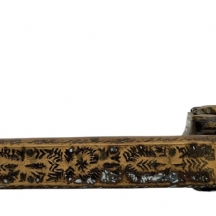 דיביט (קסת דיו איסלאמית לנשיאה) עתיקה מתקופת האימפריה המוגולית, עשויה פליז מעוטר