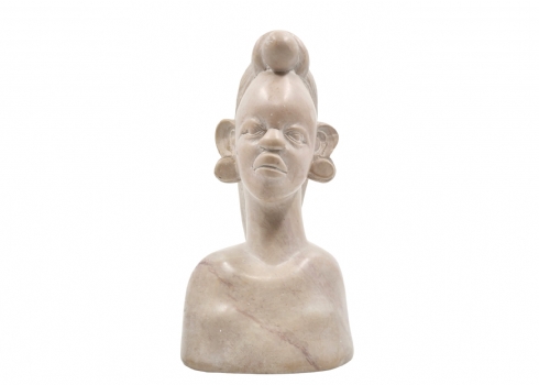 פסל אפריקני בדמות אשה (Bust)